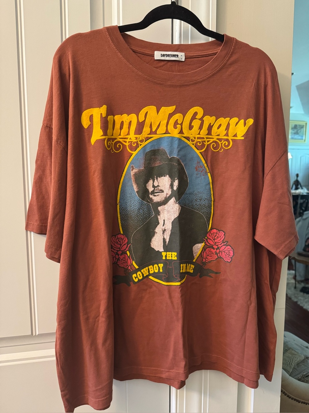 Daydreamer Tim McGraw Graphic Tee - Rust